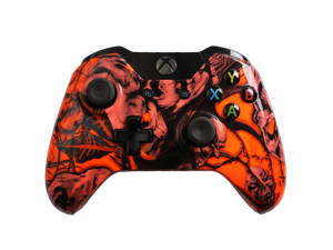 Custom Xbox One Controller Special Edition Orange Nightmare Controller Custom Xbox One Controller Special Edition Orange Nightmare Controller