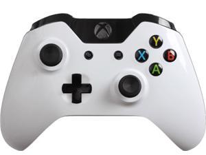 Custom Xbox One Controller with Glossy White Shell Custom Xbox One Controller with Glossy White Shell