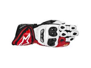 Alpinestars GP Tech Leather Gloves White/Red/Black XL Alpinestars GP Tech Leather Gloves White/Red/Black XL