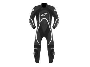 Alpinestars Orbiter 1-pc Leather Suit Black/White 50 EUR Alpinestars Orbiter 1-pc Leather Suit Black/White 50 EUR