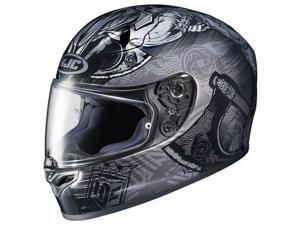 HJC FG-17 Valhalla Helmet Matte Black/Gray MD HJC FG-17 Valhalla Helmet Matte Black/Gray MD