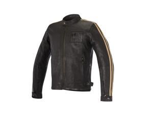 Alpinestars Charlie Mens Leather Jacket Brown MD Alpinestars Charlie Mens Leather Jacket Brown MD