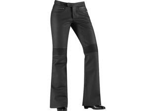 Icon Hella Womens Leather Pants Black 1-2 USA/38 Eu/XXS Icon Hella Womens Leather Pants Black 1-2 USA/38 Eu/XXS