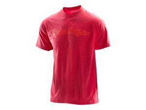 Troy Lee Designs Signature 2016 Mens Short Sleeve T-Shirt Heather Red MD Troy Lee Designs Signature 2016 Mens Short Sleeve T-Shirt Heather Red MD