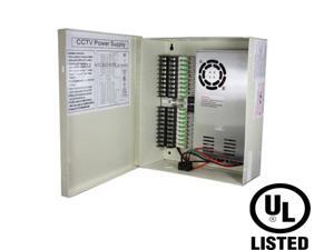 CCTV Power Supply Distribution Box - 12V DC 18 channels High Output 29 Amps UL Listed CCTV Power Supply Distribution Box - 12V DC 18 channels High Output 29 Amps UL Listed