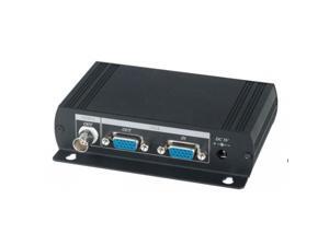 VGA to Composite Video BNC Converter, Dual Output to BNC and VGA, Output PC DVR on LCD TV VGA to Composite Video BNC Converter, Dual Output to BNC and VGA, Output PC DVR on LCD TV