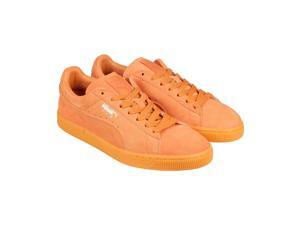 Puma Suede Classic+ ICED Orange Clown Fish Orange Clow Mens Lace Up Sneakers Puma Suede Classic+ ICED Orange Clown Fish Orange Clow Mens Lace Up Sneakers