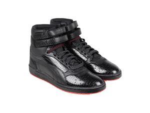 Puma Sky Ii Hi Carbon Black High Risk Red Mens High Top Sneakers Puma Sky Ii Hi Carbon Black High Risk Red Mens High Top Sneakers