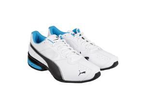 Puma Tazon 6 white-black-atomic blue Mens Athletic Running Shoes Puma Tazon 6 white-black-atomic blue Mens Athletic Running Shoes