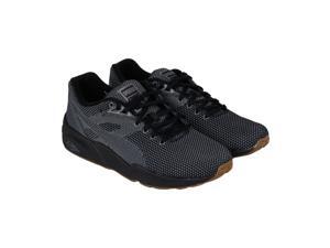 Puma R698 Knit Mesh V2 Black Mens Lace Up Sneakers Puma R698 Knit Mesh V2 Black Mens Lace Up Sneakers