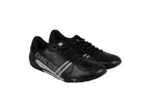 Diesel Solar Black Grey Mens Lace Up Sneakers Diesel Solar Black Grey Mens Lace Up Sneakers