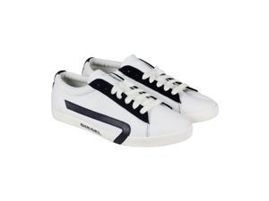 Diesel Bikkren White Blue Night Mens Lace Up Sneakers Diesel Bikkren White Blue Night Mens Lace Up Sneakers