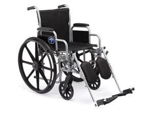 Medline MDS806300EE K1 Basic Wheelchairs Case Of 1 EA Medline MDS806300EE K1 Basic Wheelchairs Case Of 1 EA