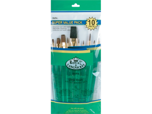 Brush Set Super Value Pack Sable/Camel Ultra Short 10/Pkg-Flat 5/8" Dtl 3,2,0 Rnd 1,3,5 Shd 2,6,10 Brush Set Super Value Pack Sable/Camel Ultra Short 10/Pkg-Flat 5/8" Dtl 3,2,0 Rnd 1,3,5 Shd 2,6,10