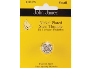 Nickel Plated Steel Crimp Top Thimble-Size 7 Nickel Plated Steel Crimp Top Thimble-Size 7