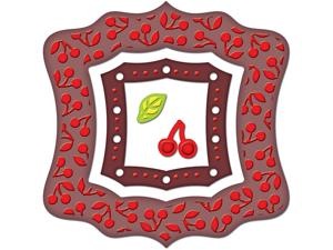 Spellbinders Frameabilities Dies-Cherry Pickin', Limited Edition Spellbinders Frameabilities Dies-Cherry Pickin', Limited Edition