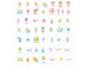 Cricut Baby Steps Shape Cartridge- Cricut Baby Steps Shape Cartridge-