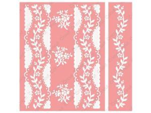 Cuttlebug A2 Embossing Folder/Border Set-Anna Griffin Organdy Stripe Cuttlebug A2 Embossing Folder/Border Set-Anna Griffin Organdy Stripe