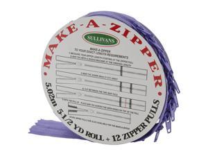 Make-A-Zipper Kit 5-1/2yd-Medium Purple Make-A-Zipper Kit 5-1/2yd-Medium Purple