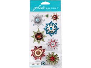 Jolee's Christmas Stickers-Embellished Snowflakes Jolee's Christmas Stickers-Embellished Snowflakes