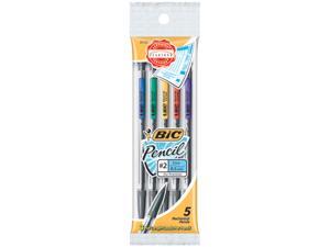 BIC MPFP51 - Grip Mechanical Pencil #2 Pencil Grade - 0.5 mm Lead Size - Black Lead - 5 / Pack BIC MPFP51 - Grip Mechanical Pencil #2 Pencil Grade - 0.5 mm Lead Size - Black Lead - 5 / Pack