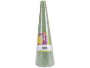 Styrofoam Cone 12"x4" 1/Pkg-Green Styrofoam Cone 12"x4" 1/Pkg-Green