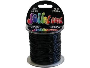 Jelly Cord 2mmX75'-Black Jelly Cord 2mmX75'-Black