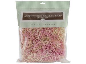 Aspenwood Excelsior 328 Cubic Inches-Pink/Natural Aspenwood Excelsior 328 Cubic Inches-Pink/Natural