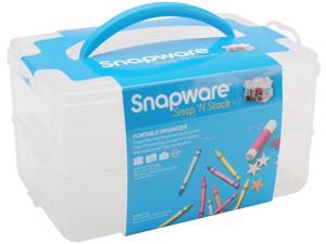 Snap 'n Stack Craft Organizer Medium Rectangle-2 Layers Snap 'n Stack Craft Organizer Medium Rectangle-2 Layers