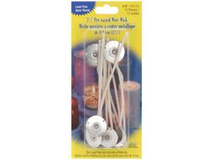 Pre-waxed Wire Wick w/Clip 3-1/2" 12/Pkg-20mm Pre-waxed Wire Wick w/Clip 3-1/2" 12/Pkg-20mm