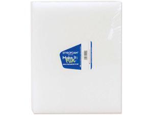 Styrofoam Block 11-15/16"X9-15/16"X1-3/16" 1/Pkg-White Styrofoam Block 11-15/16"X9-15/16"X1-3/16" 1/Pkg-White