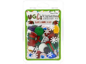 Dress It Up Ugly Sweater Kit-Elves Gone Mad Dress It Up Ugly Sweater Kit-Elves Gone Mad