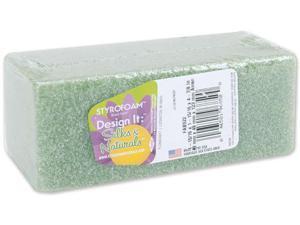 Styrofoam Block Arranger 1-7/8"X1-7/8"X4-7/8" 1/Pkg-Green Styrofoam Block Arranger 1-7/8"X1-7/8"X4-7/8" 1/Pkg-Green
