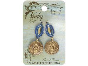 Vimtaj Metal Accents-Lapis Deco Medallions 2/Pkg Vimtaj Metal Accents-Lapis Deco Medallions 2/Pkg