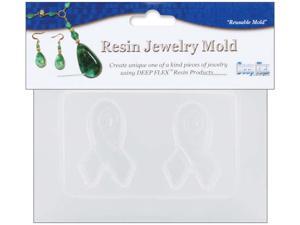 Resin Jewelry Reusable Plastic Mold 3.5"X4.5"-2 Small Ribbons Resin Jewelry Reusable Plastic Mold 3.5"X4.5"-2 Small Ribbons