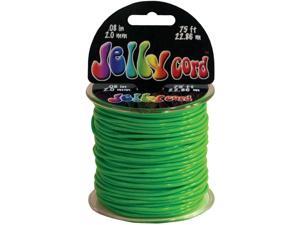 Jelly Cord 2mmX75'-Green Jelly Cord 2mmX75'-Green
