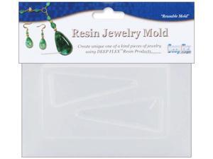 Resin Jewelry Reusable Plastic Mold 3.5"X4.5"-Triangle Resin Jewelry Reusable Plastic Mold 3.5"X4.5"-Triangle