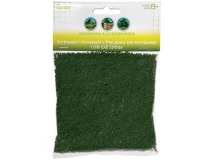 Scenery Powder 30 Grams/Pkg-Dark Green Scenery Powder 30 Grams/Pkg-Dark Green