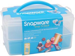 Snap 'n Stack Craft Organizer Medium Rectangle-2 Layers Snap 'n Stack Craft Organizer Medium Rectangle-2 Layers