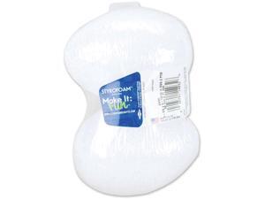 Styrofoam Eggs 3-3/16"X2-13/16" 2/Pkg-White Styrofoam Eggs 3-3/16"X2-13/16" 2/Pkg-White