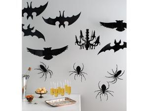 Icon Hanging Silhouettes 12/Pkg-Spooky Night Icon Hanging Silhouettes 12/Pkg-Spooky Night