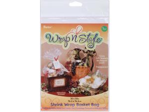 Shrink Wrap Basket Bag-30"X30" Clear Shrink Wrap Basket Bag-30"X30" Clear