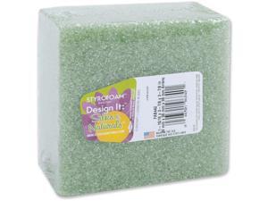 Styrofoam Block Arranger 3-7/8"X3-7/8"X1-15/16" 1/Pkg-Green Styrofoam Block Arranger 3-7/8"X3-7/8"X1-15/16" 1/Pkg-Green