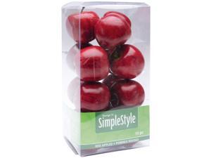 Design It Simple Decorative Fruit 15/Pkg-Mini Red Apple Design It Simple Decorative Fruit 15/Pkg-Mini Red Apple