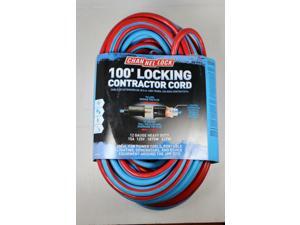 Channel Lock 100' Locking Extra Heavy Duty Contractor Extension Cord Channel Lock 100' Locking Extra Heavy Duty Contractor Extension Cord