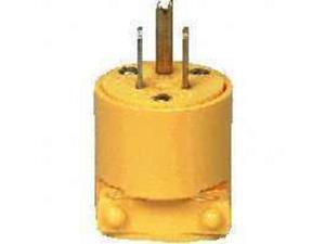 Plg Elec 125V 15A 2P 3Wire Scr COOPER WIRING Cord Ends-Male 220v BP4867 Yellow Plg Elec 125V 15A 2P 3Wire Scr COOPER WIRING Cord Ends-Male 220v BP4867 Yellow