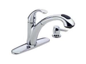 Sgl Lev Kitch w/Soap Disp Chrm DELTA FAUCET CO Delta Kitchen Single Handle Sgl Lev Kitch w/Soap Disp Chrm DELTA FAUCET CO Delta Kitchen Single Handle