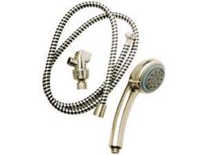 Shower Hndhld 5Func Brshd Nckl Plumb Pak Shower Heads PP828-52BN 046224014553 Shower Hndhld 5Func Brshd Nckl Plumb Pak Shower Heads PP828-52BN 046224014553