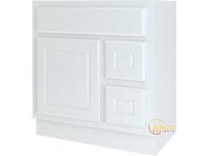 30X18 1 Dr 2 Drwr Wht Vanity SUNCO INC. Rta/Unassembled VDR3018RYT 028645248397 30X18 1 Dr 2 Drwr Wht Vanity SUNCO INC. Rta/Unassembled VDR3018RYT 028645248397