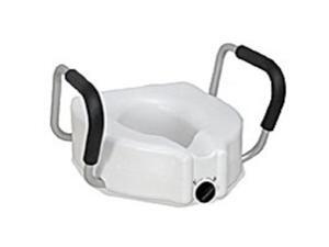 Medline Industries MDS80316 Elevated Toilet Seat With Arms Elevated - With Arms Medline Industries MDS80316 Elevated Toilet Seat With Arms Elevated - With Arms